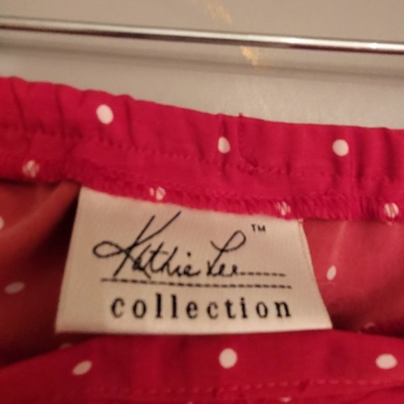 Red Polka Dot Kathie Lee Collection Skirt - Picture 5 of 6